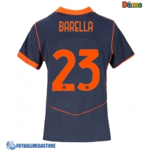 Fotballdrakt Dame Inter Milan Nicolo Barella #23 Tredjedrakt 2025-26 Kortermet